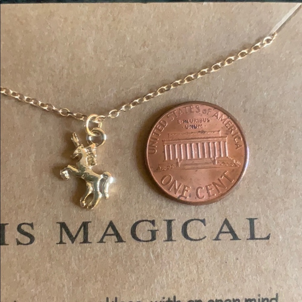 Life Is Magical Unicorn Necklace ✨🦄 - Picture 5 of 6
